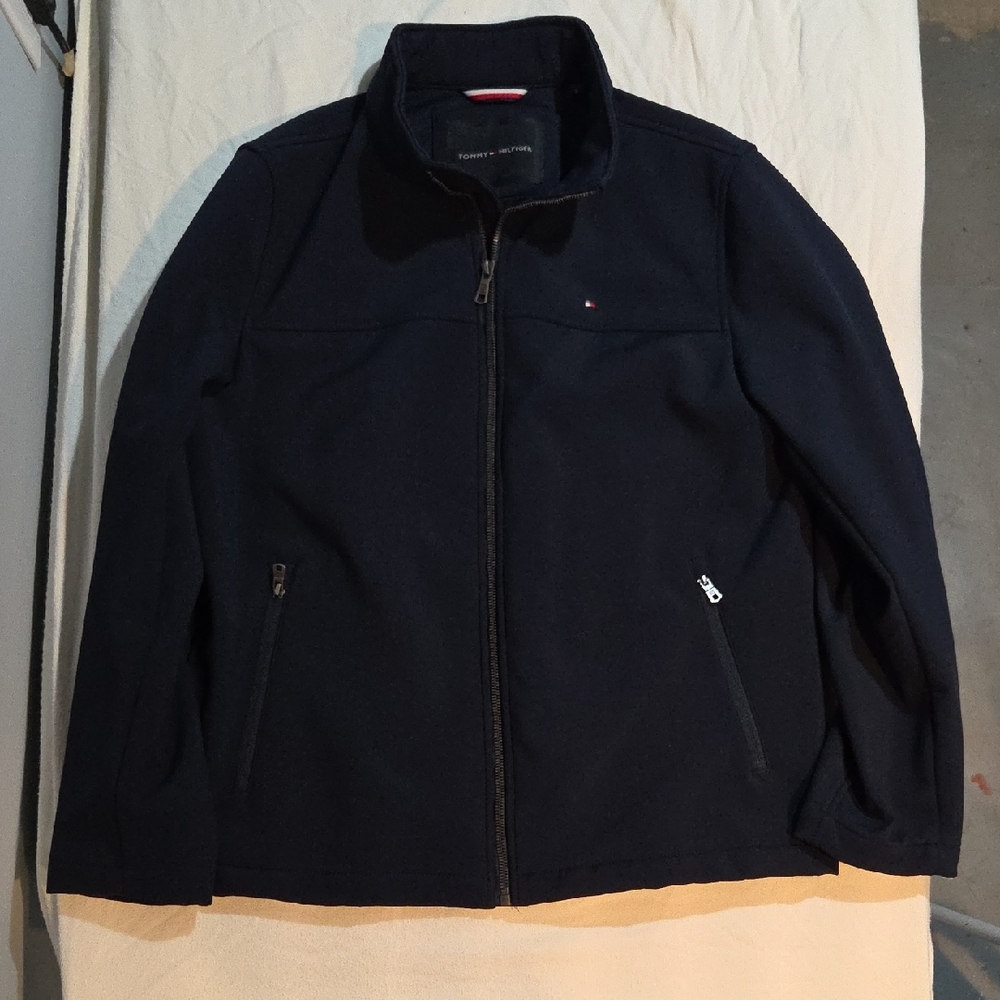 Tommy Hilfiger Men's Dark Blue Windbreaker